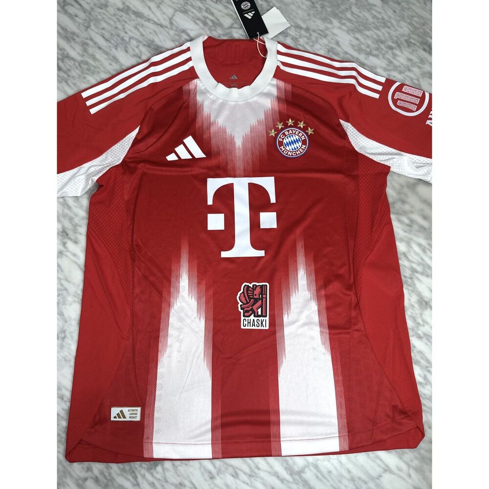 Adidas Bayern Munich Authentic 25/26 Match Jersey germany Men's Large JJ2144 NEW
